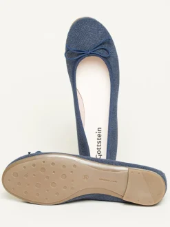 Ballerinas in Dunkelblau