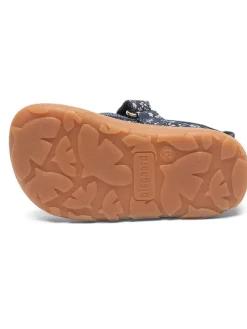 Ballerinas in Dunkelblau/ Weiß