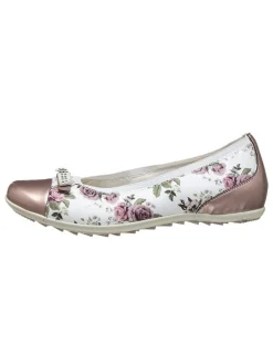 Ballerinas in Rosa/ Weiß