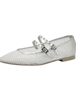 Ballerinas silberfarben