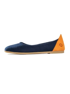 Ballerinas Wool Blacky in blue