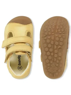 Barfuß Leder-Halbsandalen "Petit Summer" in Gelb