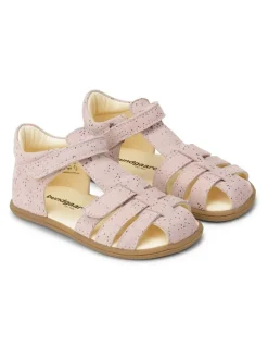 Barfuß Leder-Halbsandalen "Rox" in Rosa