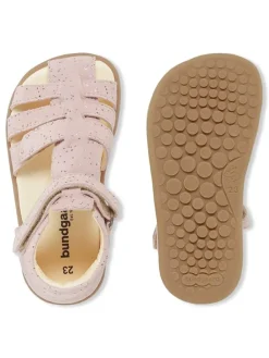 Barfuß Leder-Halbsandalen "Rox" in Rosa