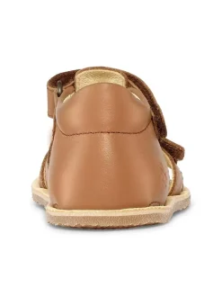 Barfuß Leder-Halbsandalen 