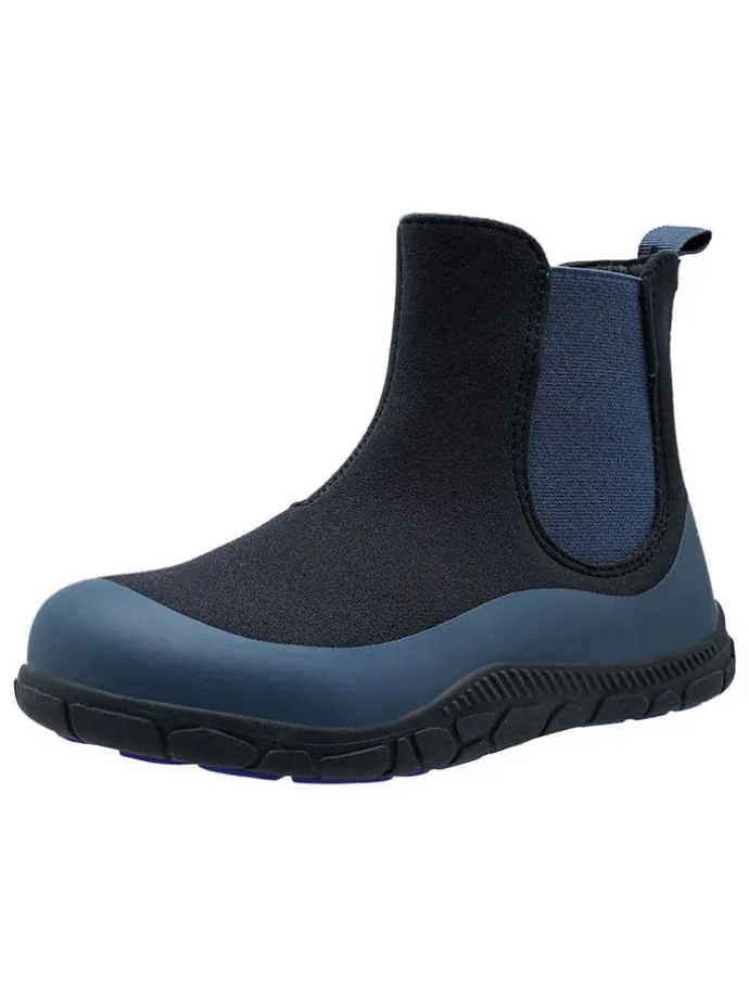 Barfuß-Chelsea-Boots in Dunkelblau