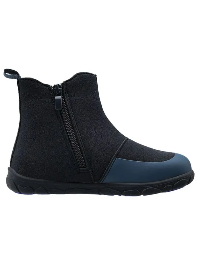 Barfuß-Chelsea-Boots in Dunkelblau