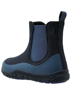 Barfuß-Chelsea-Boots in Dunkelblau