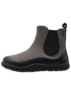 Barfuß-Chelsea-Boots in Grau