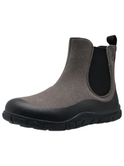 Barfuß-Chelsea-Boots in Grau