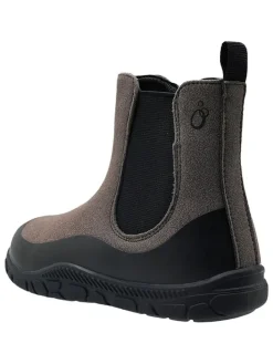 Barfuß-Chelsea-Boots in Grau