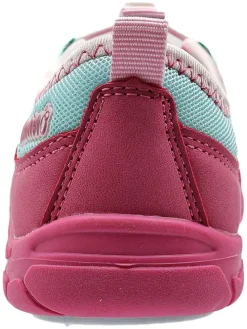 Barfuß-Halbsandalen in Pink/ Türkis