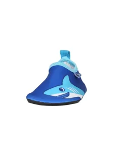 Barfuß-Schuh Hai in Blau
