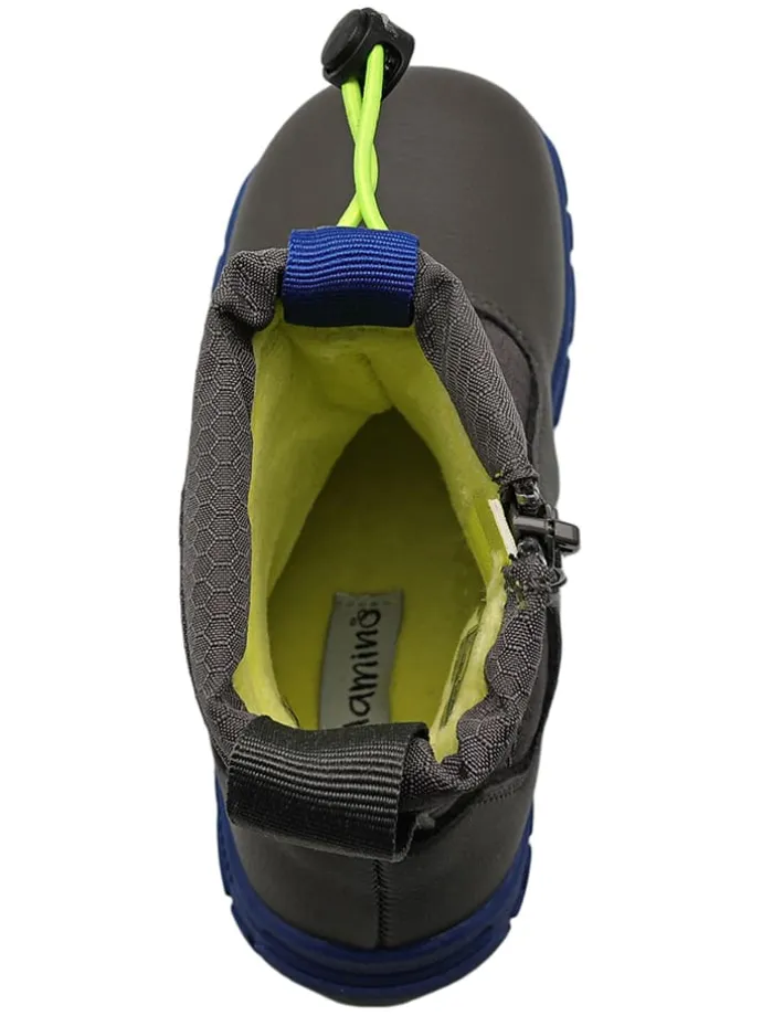 Barfuß-Winterboots in Anthrazit