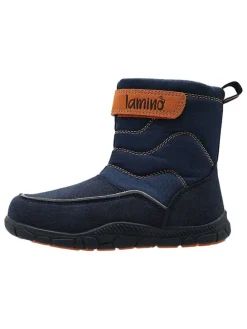 Barfuß-Winterstiefel in Dunkelblau