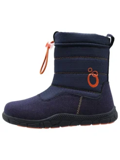 Barfuß-Winterstiefel in Dunkelblau