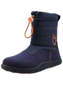 Barfuß-Winterstiefel in Dunkelblau