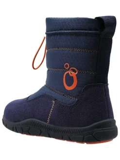 Barfuß-Winterstiefel in Dunkelblau