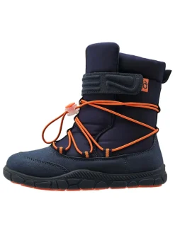 Barfuß-Winterstiefel in Dunkelblau