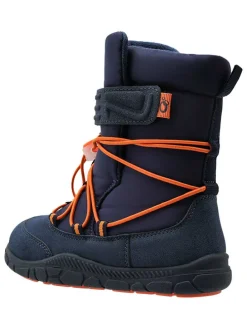 Barfuß-Winterstiefel in Dunkelblau