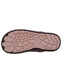 Barfuß-Winterstiefel in Rot/ Lila