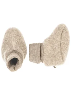 Booties aus Merinowolle in Balsam melange