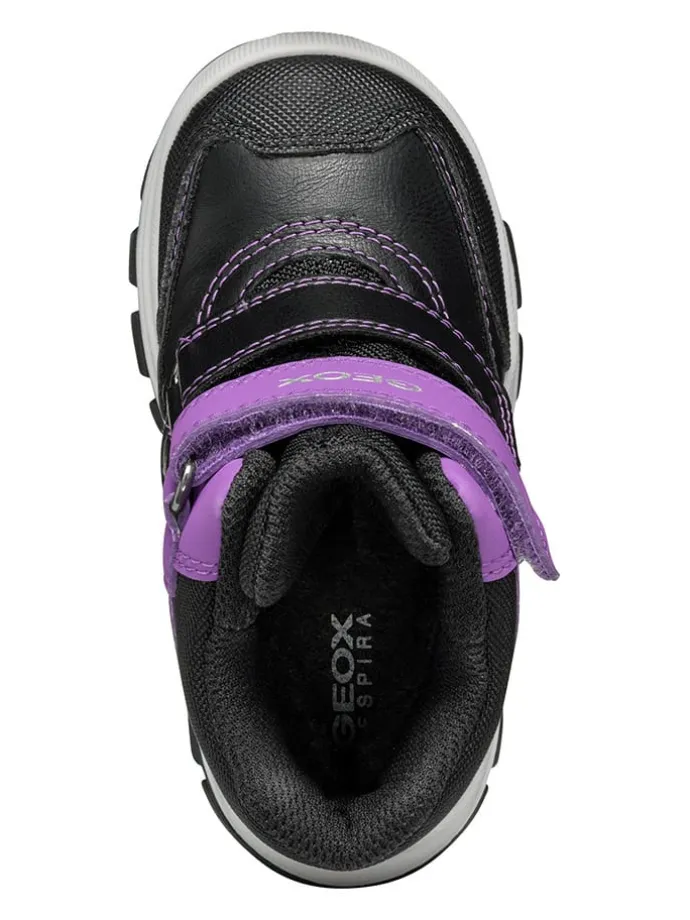 Boots "Flanfil" in Schwarz/ Violett