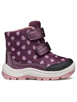Boots "Flanfil" in Violett/ Rosa