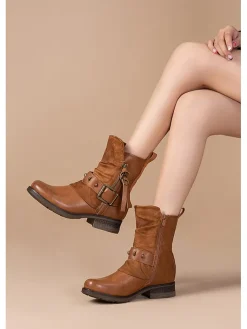 Boots in Camel