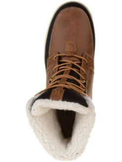 Boots in Camel/ Schwarz