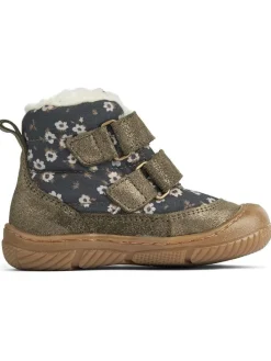 Boots in Dunkelblau/ Grau