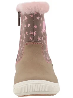 Boots in Hellbraun/ Rosa