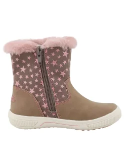 Boots in Hellbraun/ Rosa