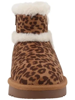 Boots in Hellbraun/ Schwarz