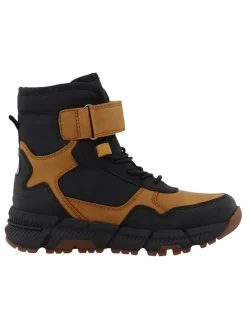 Boots in Hellbraun/ Schwarz