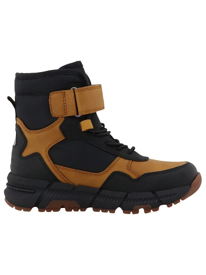 Boots in Hellbraun/ Schwarz