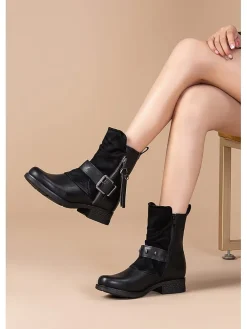 Boots in Schwarz