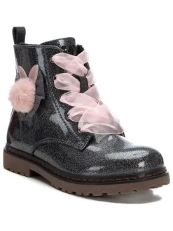 Boots in Schwarz/ Rosa/ Grau