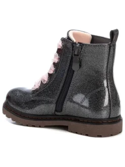 Boots in Schwarz/ Rosa/ Grau