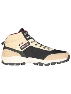 Boots "Ofred" in Beige/ Schwarz