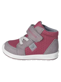 Boots "Paco" in Grau/ Pink