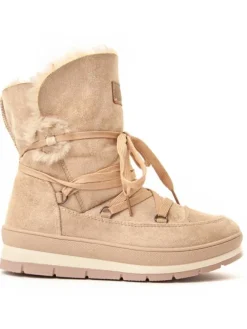 Boots Plateau-Ankle-Boot Bottivita56 in Beige