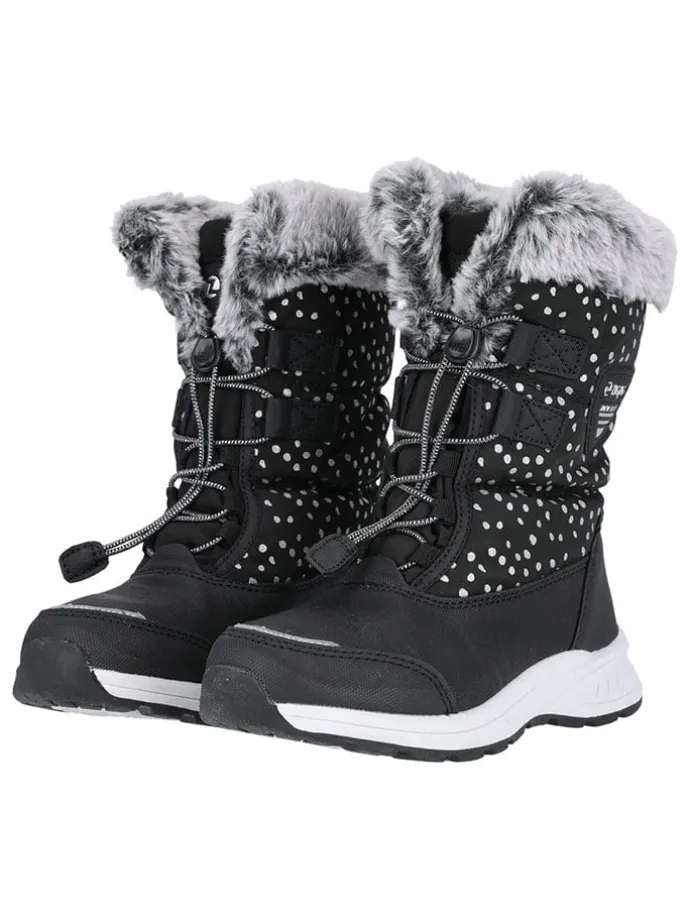 Boots "Wesend" in Schwarz/ Weiß