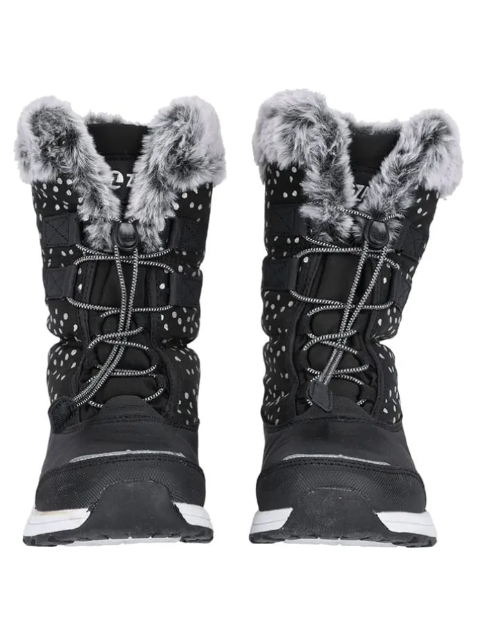 Boots "Wesend" in Schwarz/ Weiß