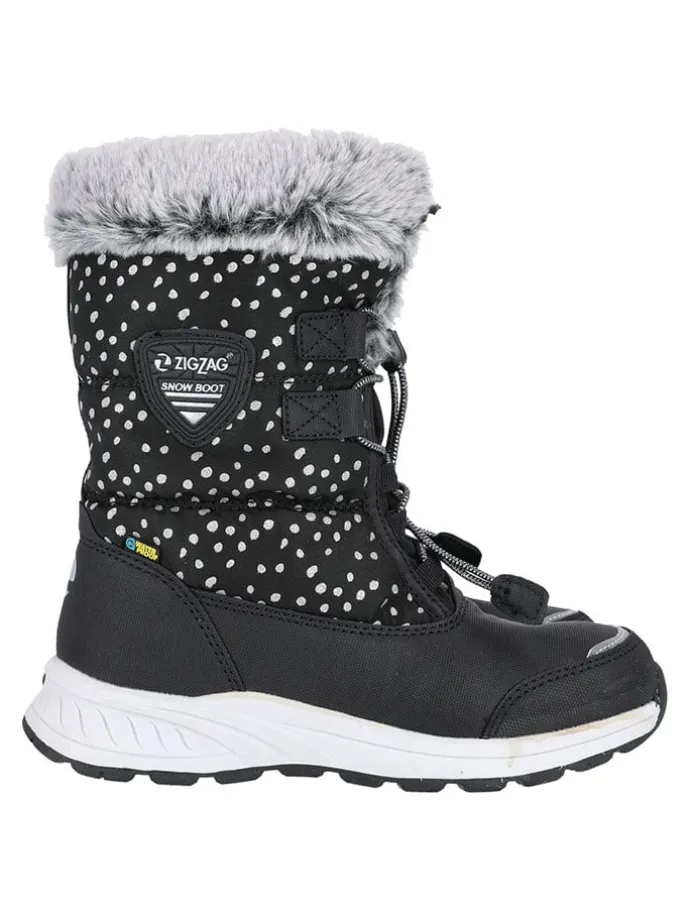 Boots "Wesend" in Schwarz/ Weiß