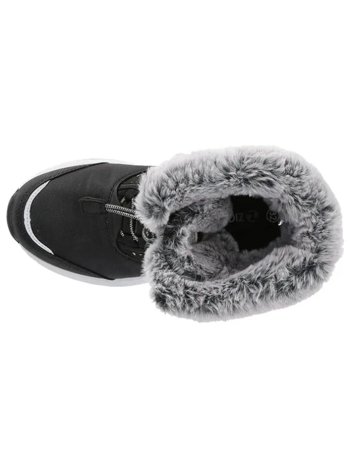 Boots "Wesend" in Schwarz/ Weiß