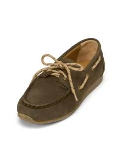 Bootsschuh in dark mossy olive