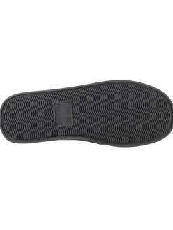 BOSS Logo Slippers in Schwarz