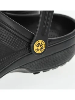 BVB Clogs Logo in schwarz