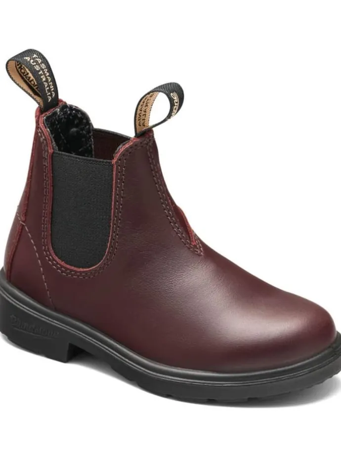 Chelsea Boot "2592 Shiraz Leather (Kids)" in Rot